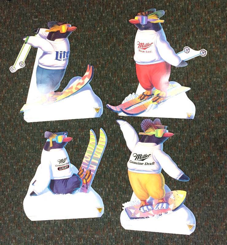 lot 34 image: Miller Penguins Table Stands
