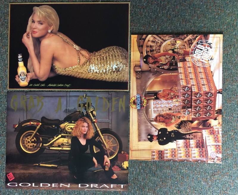 lot 43 image: Michelob Posters