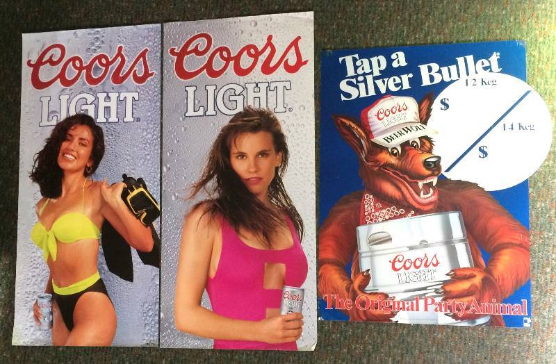 lot 51 image: Coors Lite Posters