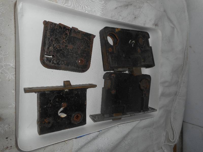 lot 38 image: ANTIQUE DOOR LOCKS