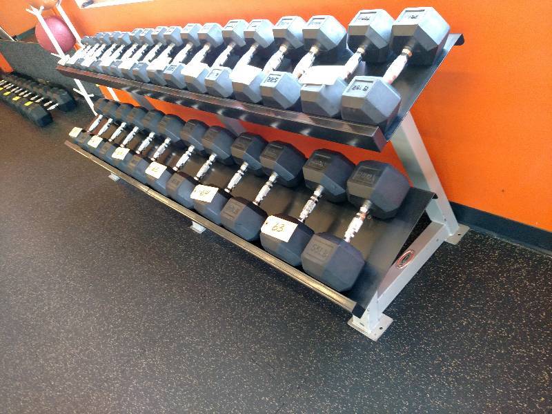 lot 78 image: Dumb Bell Rack, 8...