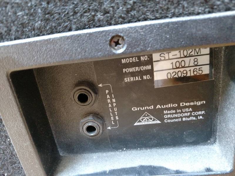 lot 149 image: (3) Grund Audio Design Model ST-102...