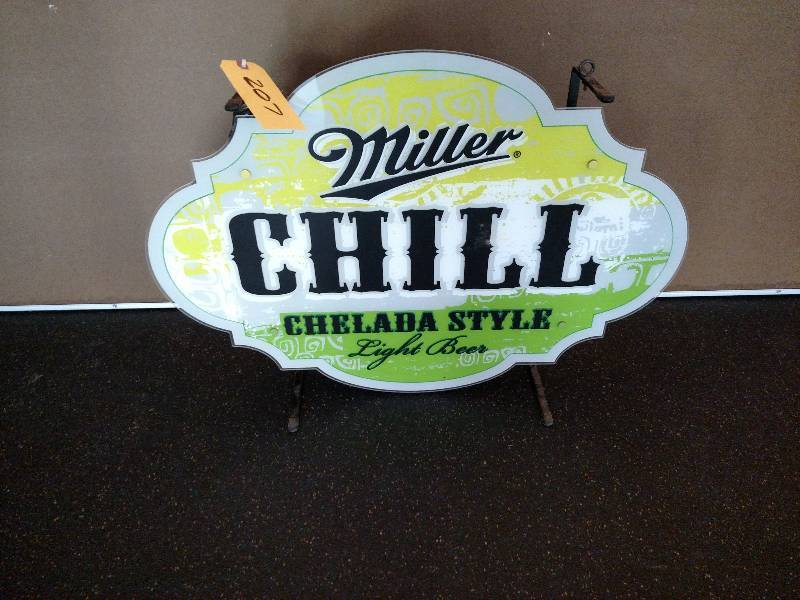 lot 207 image: Miller Chill Light...
