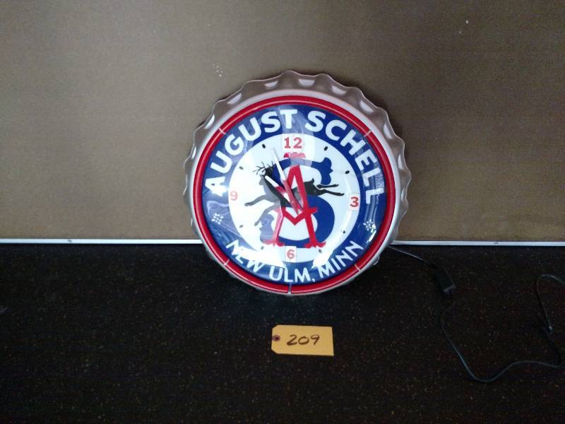 lot 209 image: August Schell Clock...