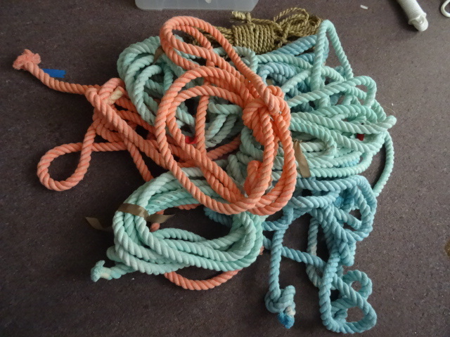 Variety of rope. Decorative. Variet...