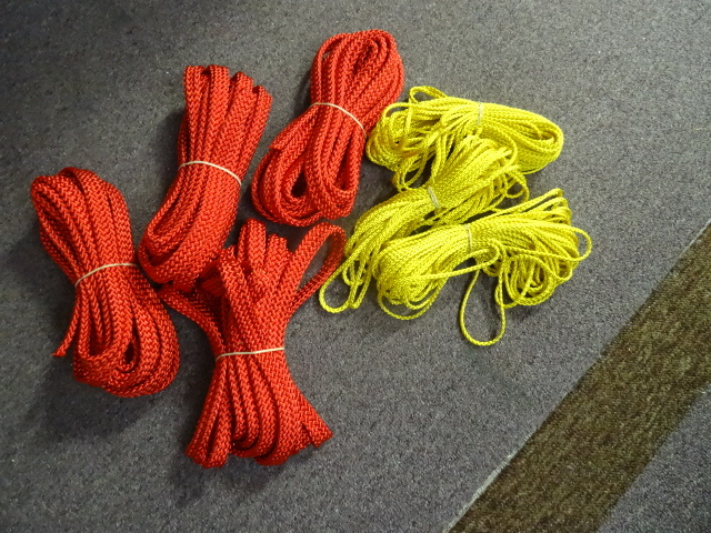 Decprative red and gold rope...