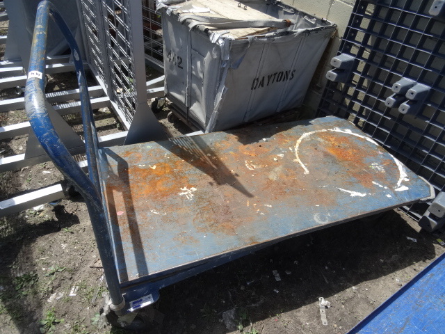 4 wheel all metal shop cart. 36 x 6...