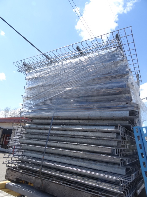 Pallet rack grates. 43 x 46. Approx...