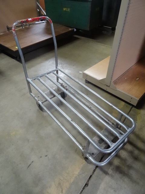4 wheel aluminum cart. 16 x 43...