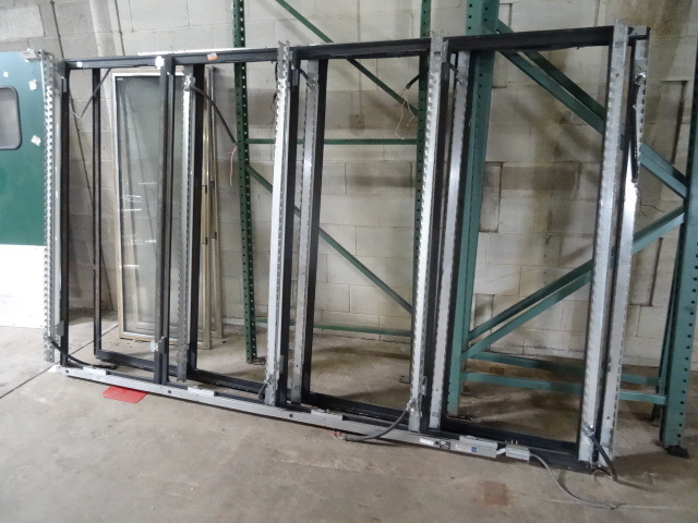 2 sets of reach in cooler frames wi...