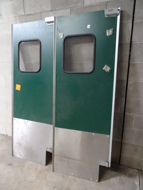 1 set of swing doors. No hardware. ...