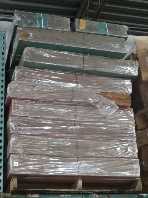 Pallet of 2 different sized boxes. ...