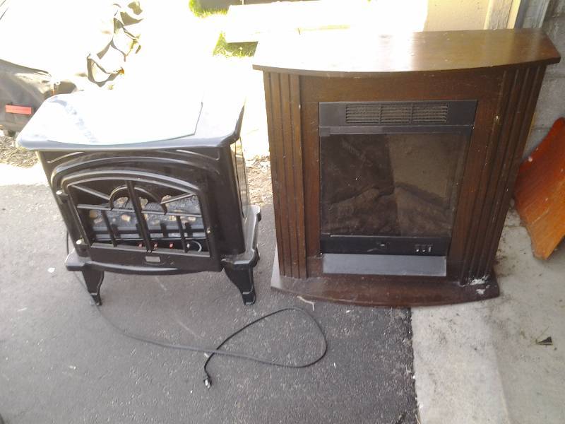 lot 15 image: 2-Electric Fireplace Heaters