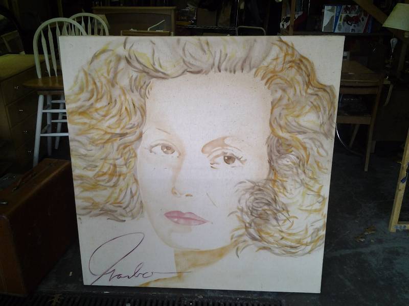 lot 45 image: Canvas Garbo 48x48