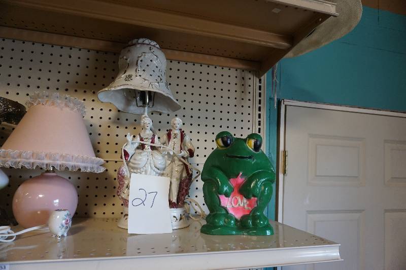 Lot of Ceramic Lamps In Assorted Sizes and Styles