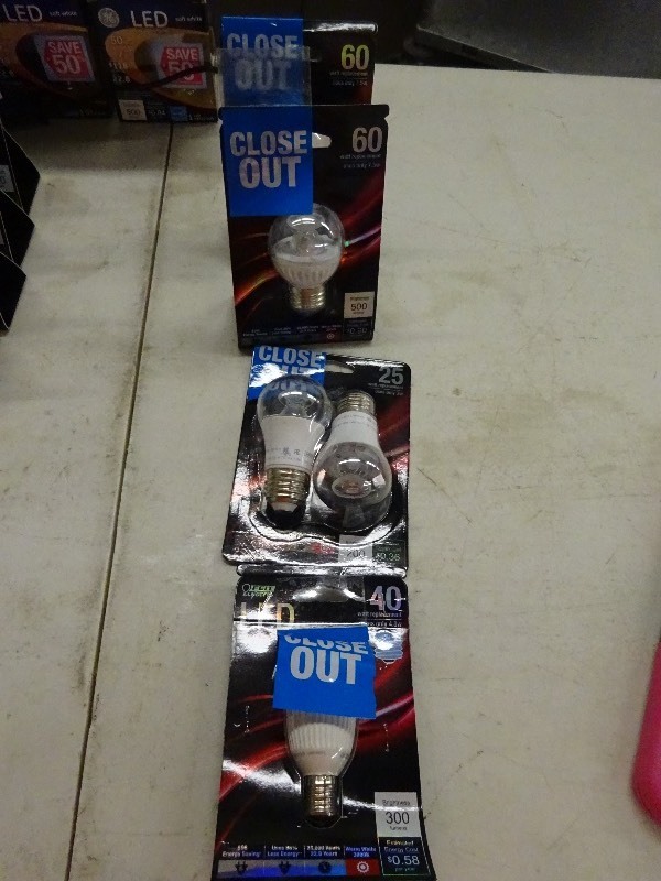LED 40 Watt 300 K Bulb, 2 - 60 watt 300k bulbs