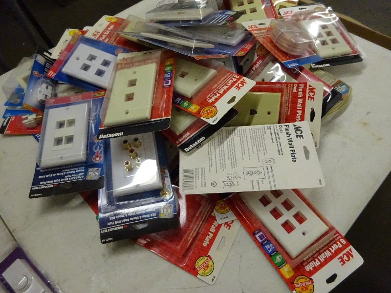 Audio plate covers, plugs, and more