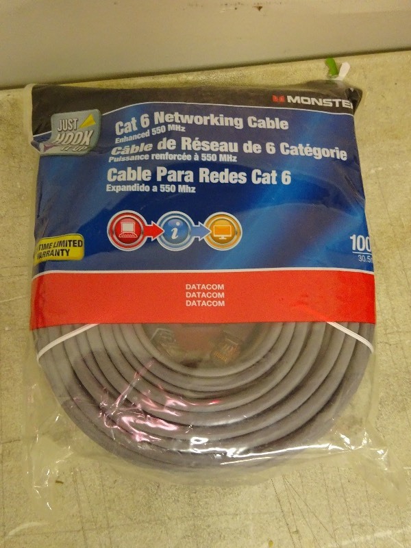 Cat 6 networking cable 100 foot