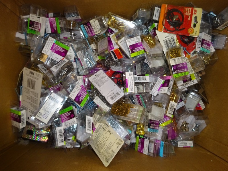Variety of screws, nails