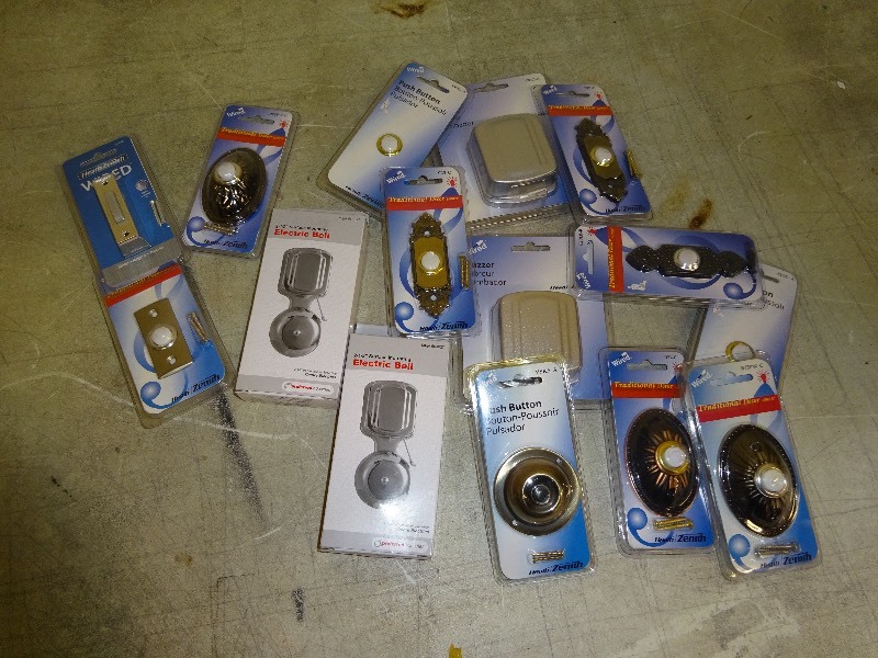 Variety of door bell bottoms