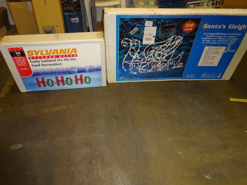 Santa sleigh 200 lights