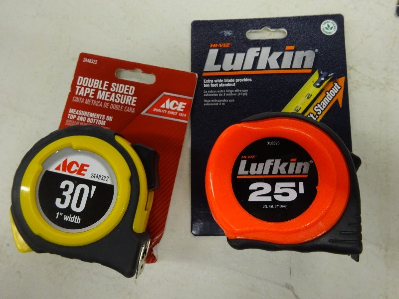 lot 20 image: 2 Tape measures 1 Lufkin