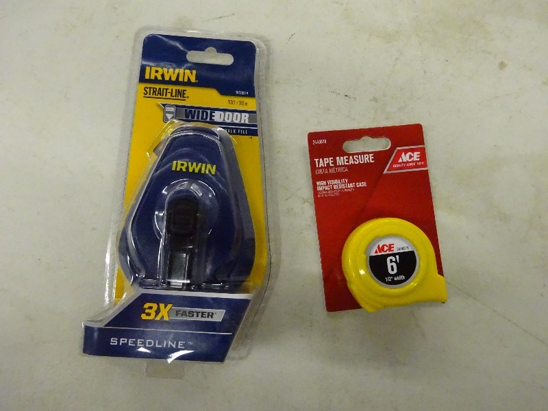 lot 27 image: Irwin strait linepocket measure tape