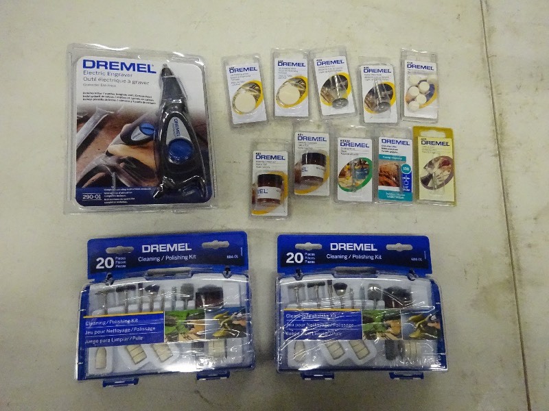 lot 37 image: Dremel cleaning and polishing kit Dremel engraver new