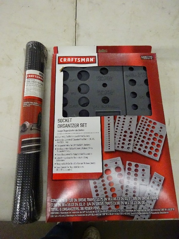 lot 38 image: Craftsman socket organizer set