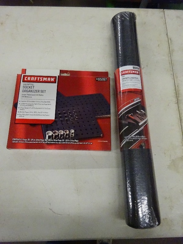 lot 41 image: Craftsman drawer liner roll