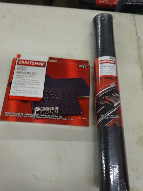lot 42 image: Craftsman drawer liner roll