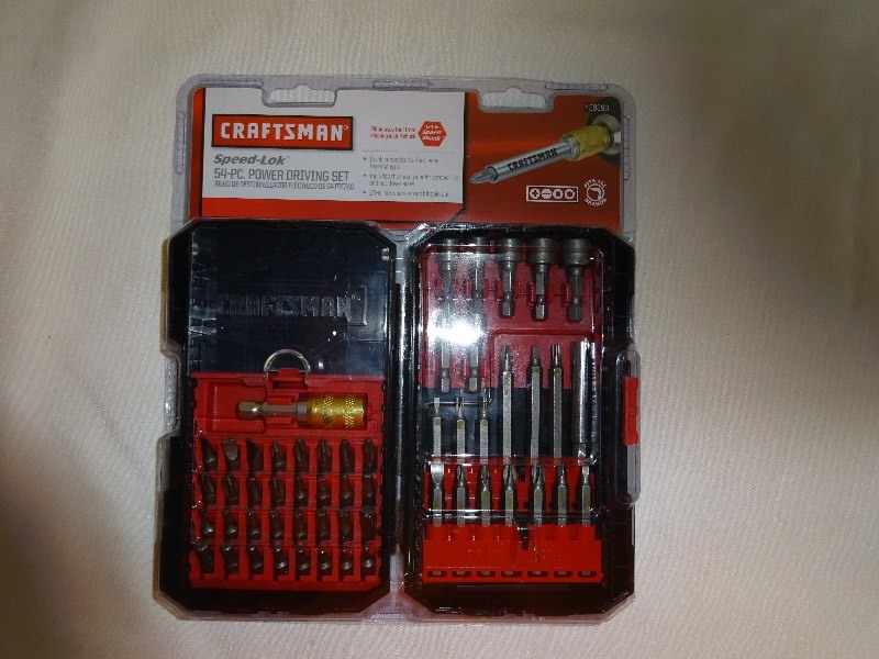lot 73 image: Craftsman speed lock 54 pc power driving set