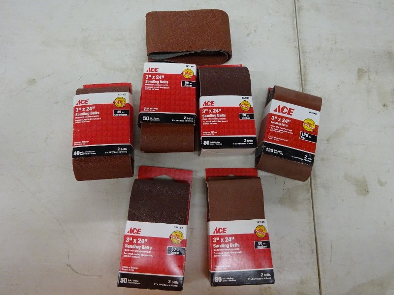 lot 97 image: Sanding Belts 7 - 3 x 24