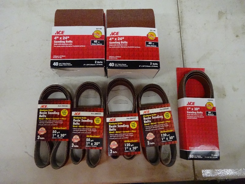 lot 98 image: Variety of sanding belts