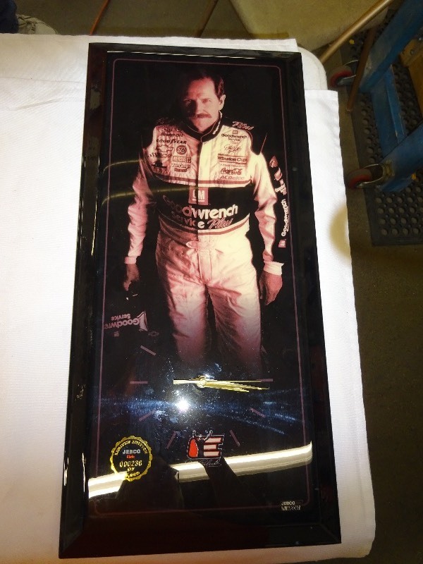 Dale Earnhardt Clock