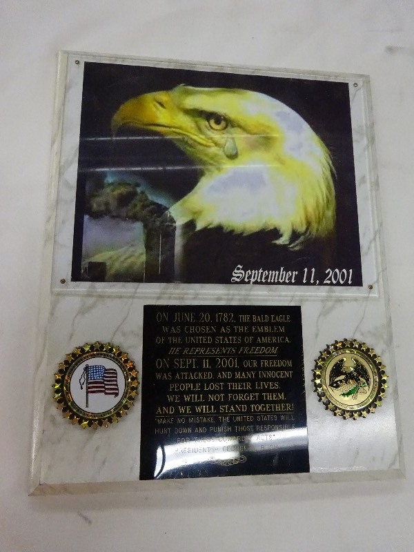 Plaque September 11, 2001