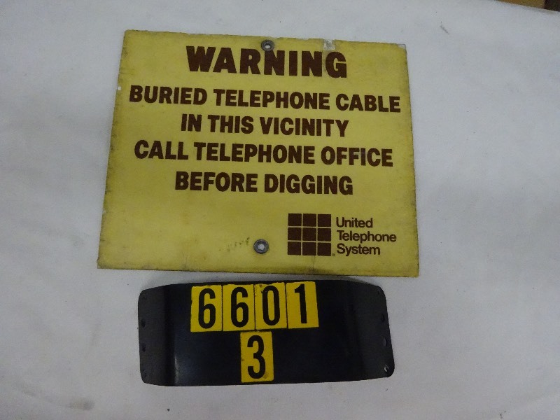 United telephone system sign
