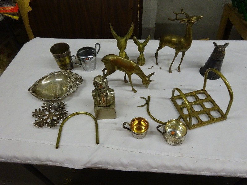 Variety of  brass pieces