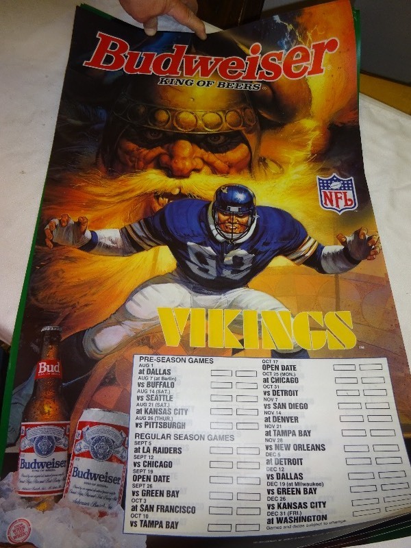 Budweiser Viking Schedules
