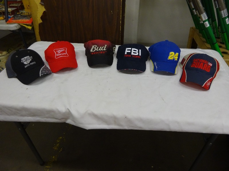 6 variety of hats