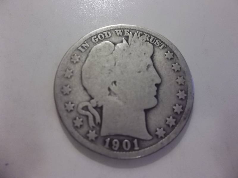 1901 Barber Half Dollar