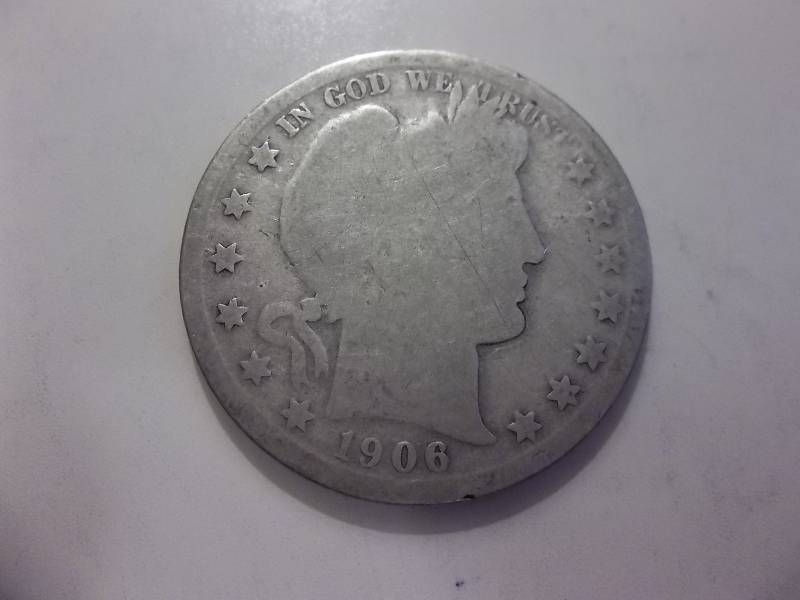1906 O Barber Half Dollar