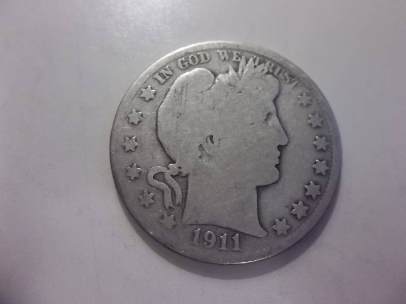 1911  Barber Half Dollar