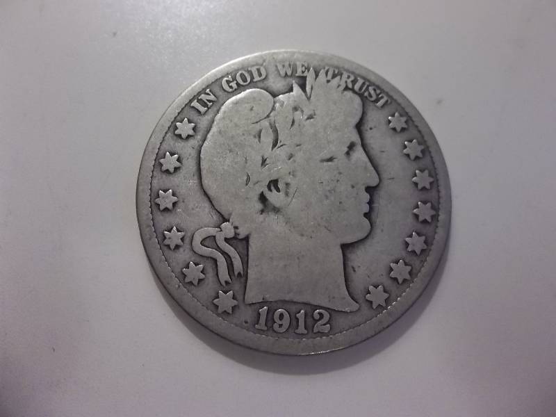 1912 D Barber Half Dollar