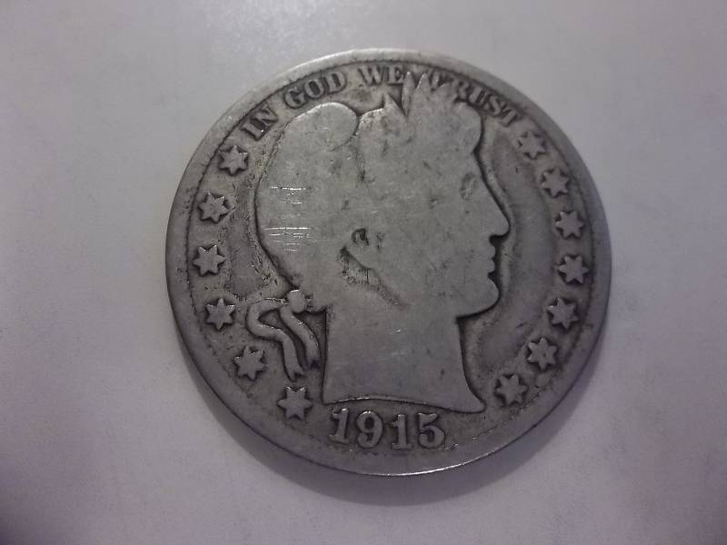 1915 S Barber Half Dollar Better Grade