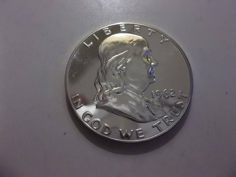 1962 Franklin Half Dollar  Proof  (Valued  $40.00)