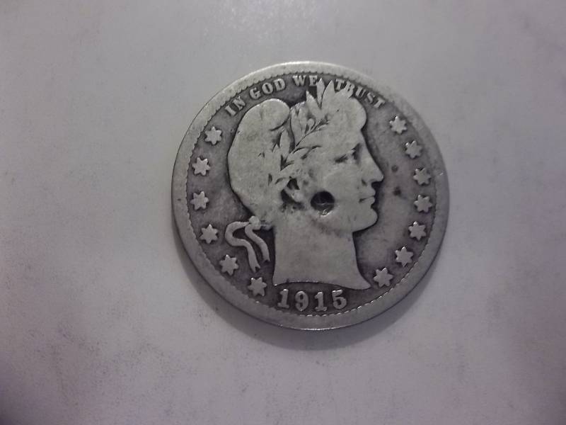 1915 D Barber Quarter