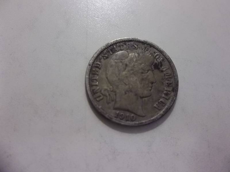 1910 S Barber Dime Very High Grade (In VF-XF $75-$110)