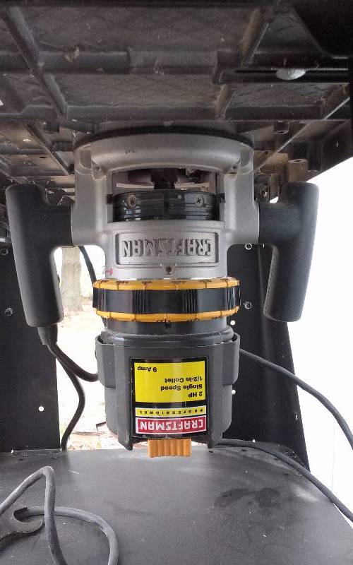 Craftsman Professional Router Center, 2hp, single speed, 1/2" Collet