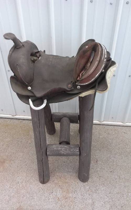 lot 42 image: Saddle Stool, 35 High, Very Fun